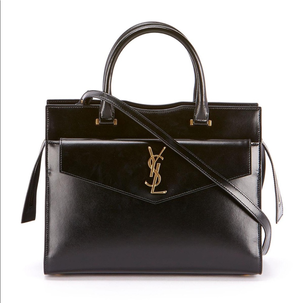 Brand New Saint Laurent Uptown Tote - Medium Black